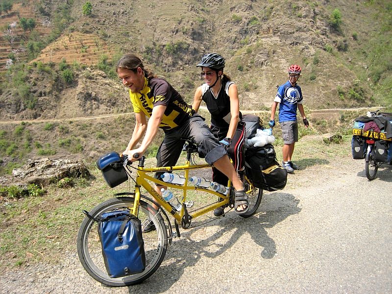 Nepal: Wir treffen andere Tandemfahrer