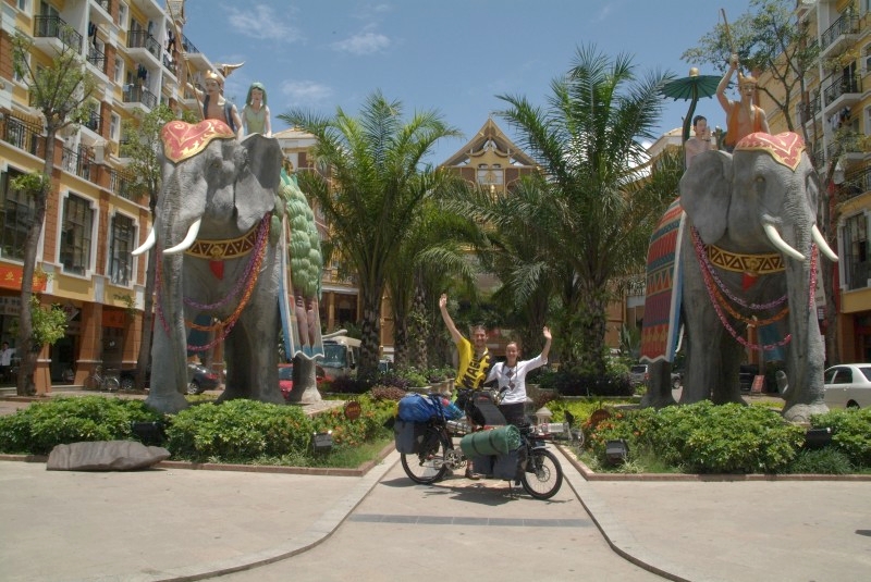 	Jinghong, Yunnan, China: Wir erreichen Jinghong	